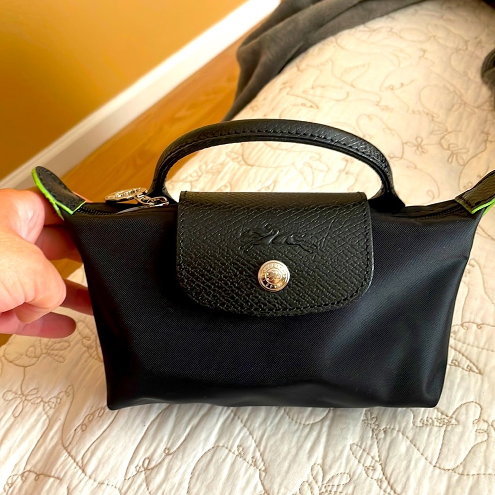 New Longchamp le pliiage mini cosmetic bag